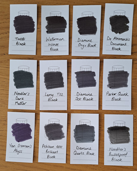 Which is your Blackest Ink?