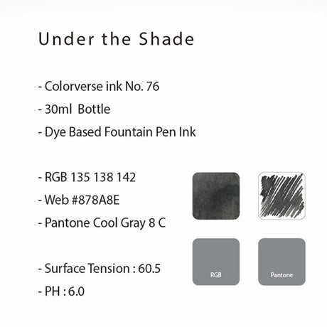Colorverse 'Under the Shade' Ink - Pure Pens