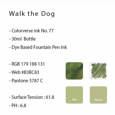 Colorverse 'Walk the Dog' Ink - Pure Pens