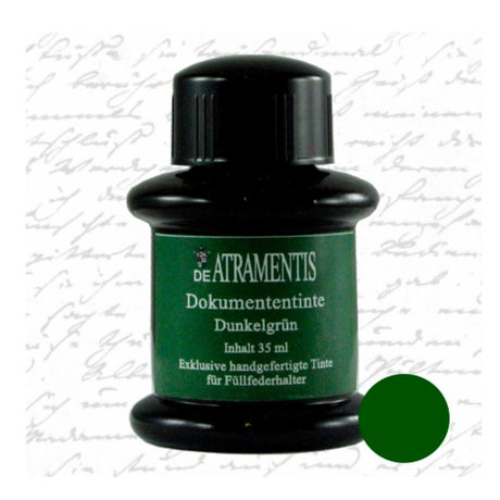 De Atramentis Document Ink - Dark Green - Pure Pens