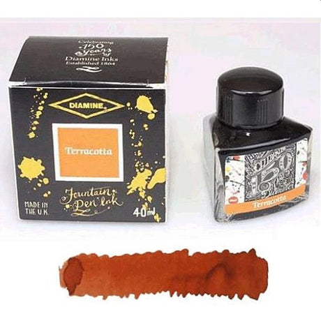 Diamine 150th Anniversary Ink - Terracotta - Pure Pens