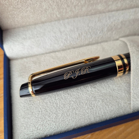 Black Waterman Fountain Pen with bespoke engraving