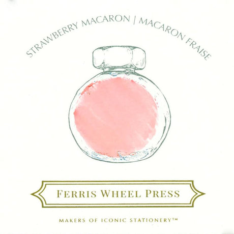 Ferris Wheel Press 38ml Ink - Strawberry Macaron - Pure Pens
