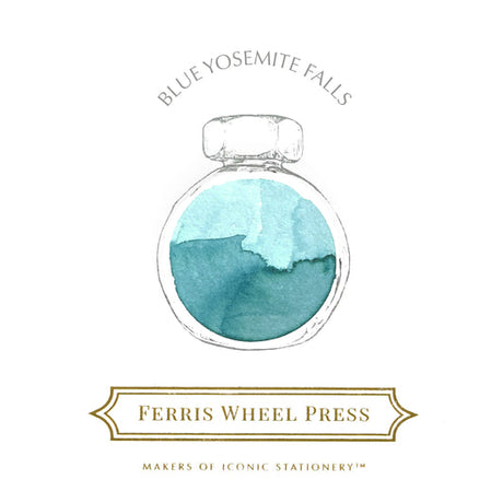 Ferris Wheel Press 38ml Ink - Blue Yosemite Falls
