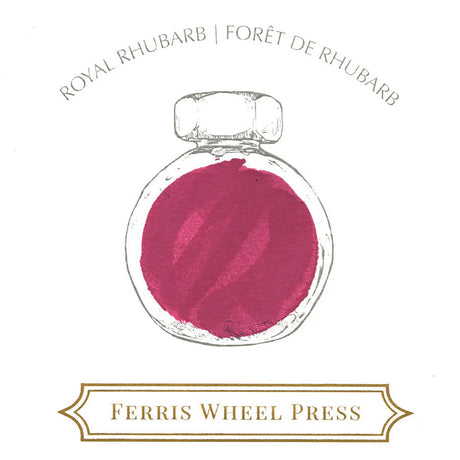 Ferris Wheel Press 38ml Ink - Royal Rhubarb