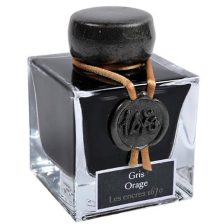 J. Herbin 1670 Fountain Pen Ink - 'Stormy Grey' - Pure Pens