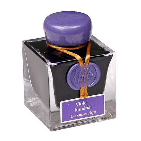 J. Herbin '1670' Fountain Pen Ink - Violet Impérial - Pure Pens