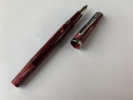 Noodler's Nib Creaper Piston Fountain Pen - Vulcan's Coral - Pure Pens