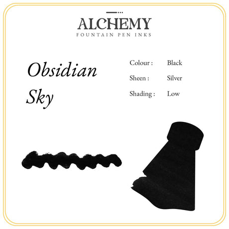 Endless Alchemy Fountain Pen Ink - Obsidian Sky