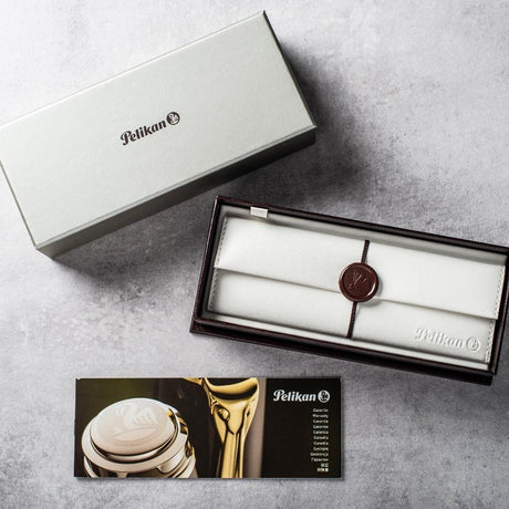 Pelikan K600 Ball Pen - Red with Gold Trim - Pure Pens