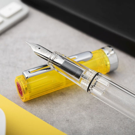 TWSBI Eco Fountain Pen - Yellow Transparent - Pure Pens